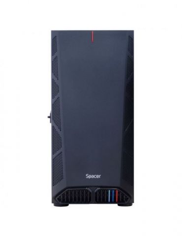 Carcasa  spacer - gaming middle tower atx hunter fara sursa usa sticla securizata (balama) usb 2.0 x 2 usb 3.0 x 1 jack 3.5mm x 
