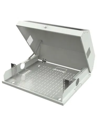 Techly I-CASE FL-09-BGT rack-uri 9U Raft montat pe perete Gri