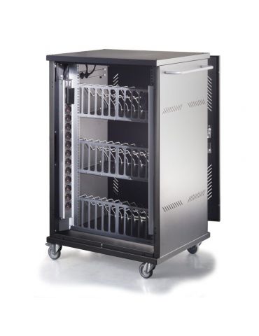 Techly I-CABINET-36D12ATY cărucioare și dulapuri pentru administrarea dispozitivelor portabile Dulap organizare dispozitive