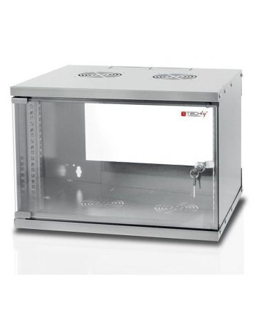 Techly I-CASE EL-1006G32 rack-uri 6U Raft montat pe perete Gri - Tik.ro
