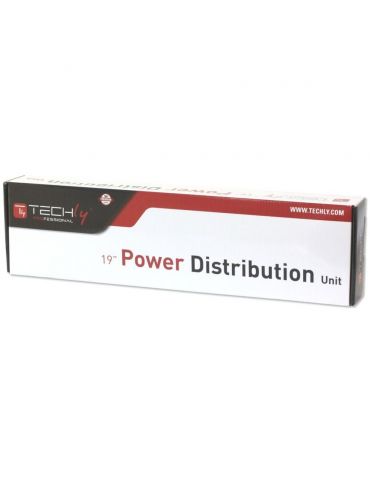 Techly 023776 prelungitoare 2 m 12 ieșire(i) AC De interior Negru
