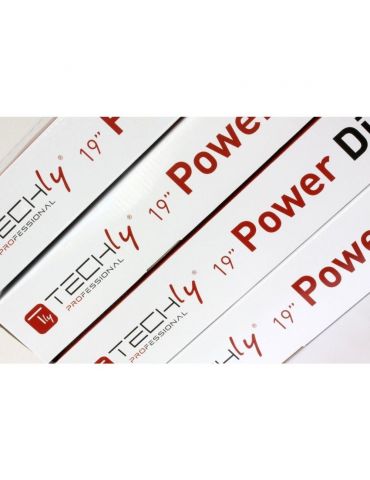 Techly 023776 prelungitoare 2 m 12 ieșire(i) AC De interior Negru