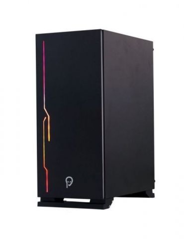 Carcasa  spacer - gaming middle tower atx bright fara sursa sticla securizata 4 x fanhub si telecomanda usb 2.0 x 1 usb 3.0 x 2 