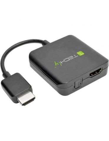 Techly IDATA HDMI-VGA8 adaptor pentru cabluri video Negru