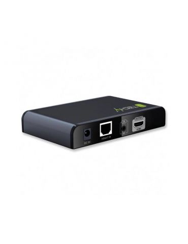 Techly IDATA EXTIP-383IRRX repetoare audio video Receiver AV Negru