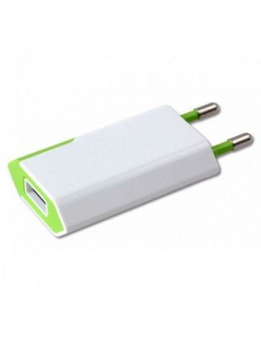 Techly 100044 încărcătoare pentru dispozitive mobile GPS, MP3, Microfon, Telefon mobil, PDA, Smartphone Verde, Alb AC De