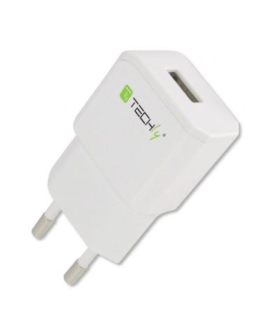 Techly IPW-USB-21EC încărcătoare pentru dispozitive mobile GPS, MP3, PDA, Smartphone, Tabletă Alb AC De interior - Tik.ro