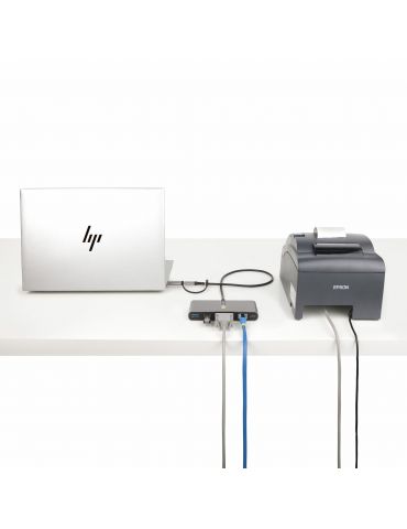 StarTech.com 5G2A1SGBB-USB-C-HUB stații de andocare și replicatoare de porturi pentru calculatoare portabile Prin cablu USB 3.2