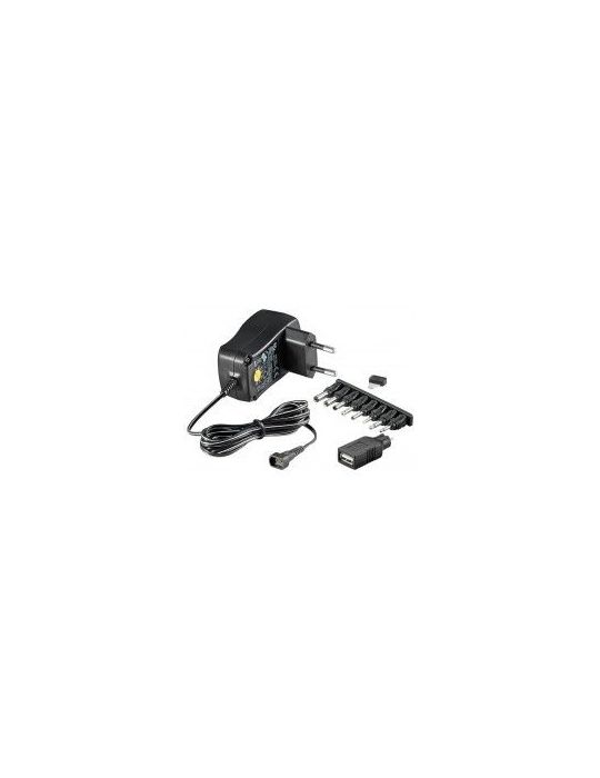 Techly 301931 încărcătoare pentru dispozitive mobile Universală Negru AC De interior
