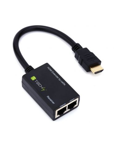 Techly IDATA EXT-E30D distribuitoare de semnal video HDMI