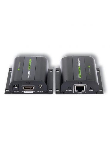 Techly IDATA EXT-E70I repetoare audio video Emițător & receiver AV Negru - Tik.ro