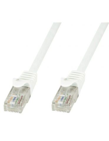 Techly ICOC U6-6U-100-WHT cabluri de rețea Alb 10 m Cat6 U UTP (UTP)