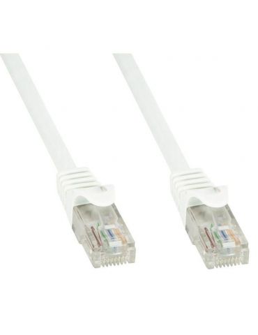 Techly ICOC U6-6U-100-WHT cabluri de rețea Alb 10 m Cat6 U UTP (UTP)