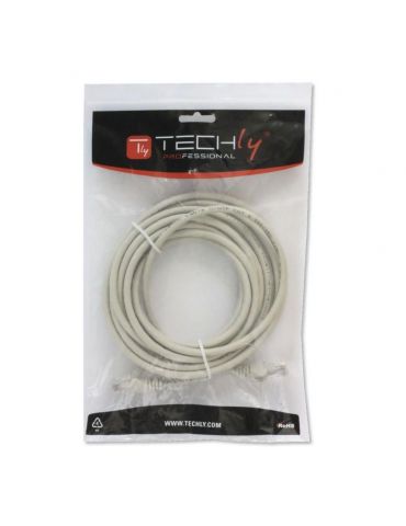 Techly ICOC CCA5U-020T cabluri de rețea Gri 2 m Cat5e U UTP (UTP)