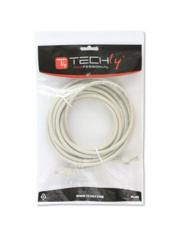 Techly ICOC U6-6U-005-WHT cabluri de rețea Alb 0,5 m Cat6 U UTP (UTP)