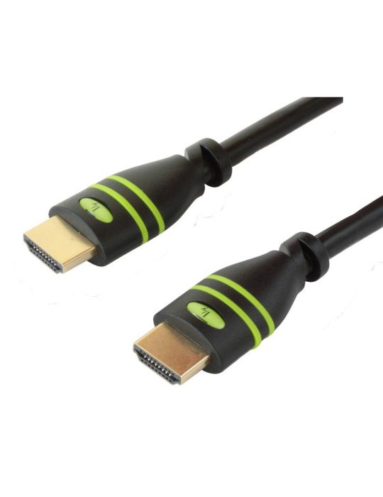 Techly 2.0m HDMI-A M M cablu HDMI 2 m HDMI Tip A (Standard) Negru