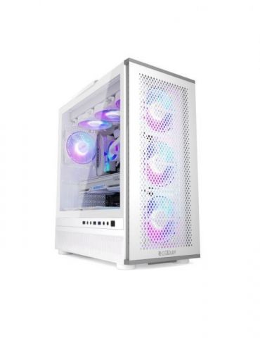 Carcasa pccooler middle tower e-atx fara sursa sticla securizata usb 2.0 x 2 usb 3.0 x 1 jack 3.5mm x 1 mesh master me200w mesh  - Tik.ro