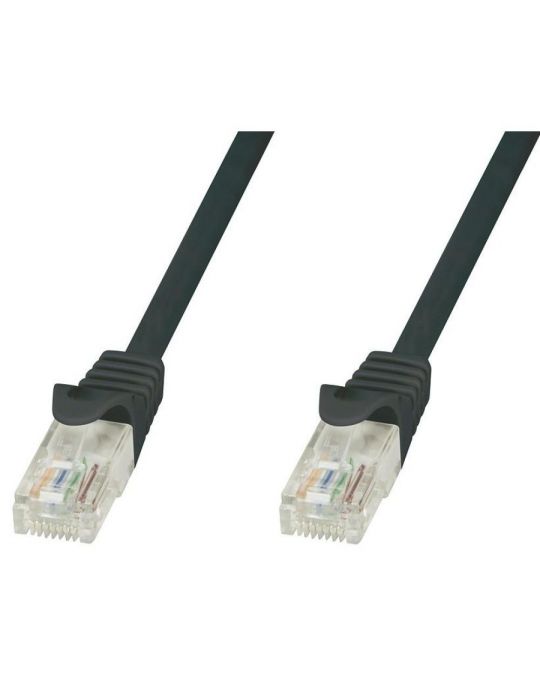 Techly ICOC CCA5U-050-BKT cabluri de rețea Negru 5 m Cat5e U UTP (UTP)