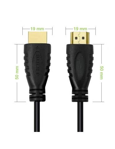 Techly ICOC HDMI2-4-060 cablu HDMI 6 m HDMI Tip A (Standard) Negru