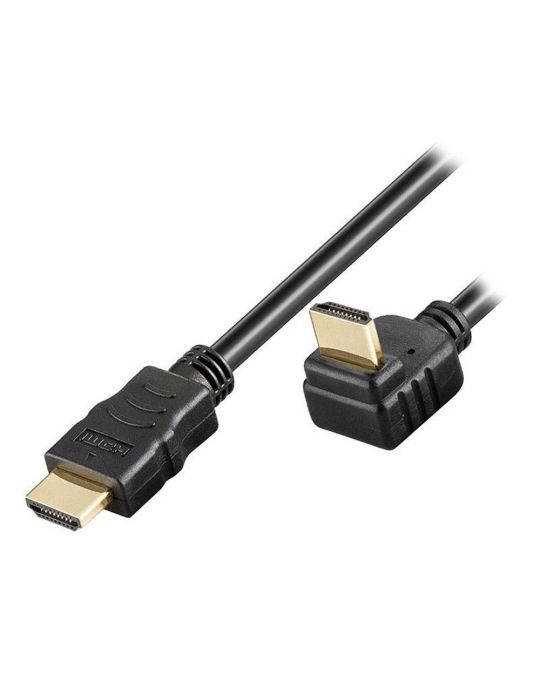 Techly 2m HDMI cablu HDMI HDMI Tip A (Standard) Negru