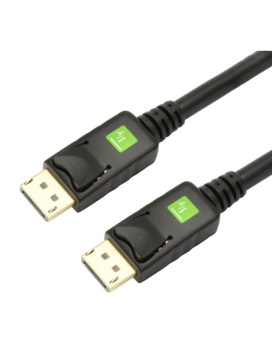 Techly ICOC DSP-A-050 cablu DisplayPort 5 m Negru