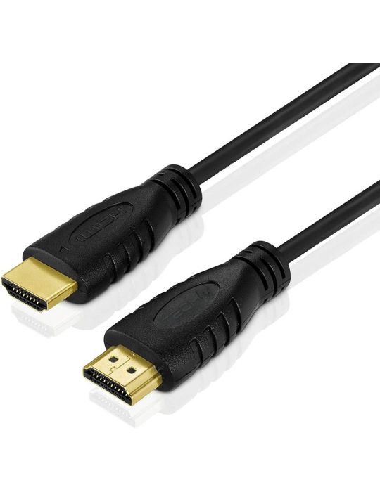 Techly ICOC HDMI2-4-005 cablu HDMI 0,5 m HDMI Tip A (Standard) Negru