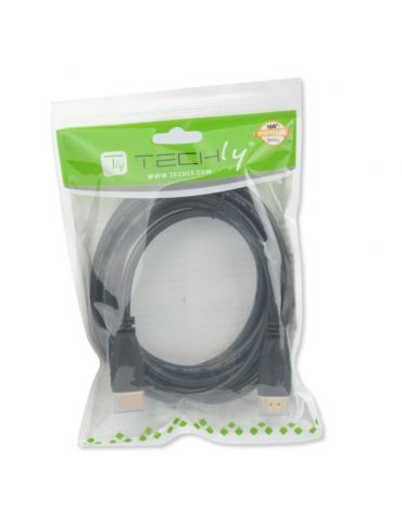 Techly ICOC HDMI2-4-005 cablu HDMI 0,5 m HDMI Tip A (Standard) Negru