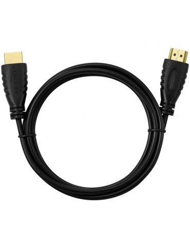 Techly ICOC HDMI2-4-010 cablu HDMI 1 m HDMI Tip A (Standard) Negru