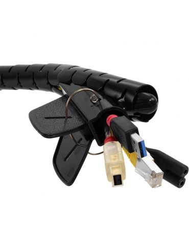 Techly ISWT-KIT-BK sisteme de canale de cabluri 2,5 m