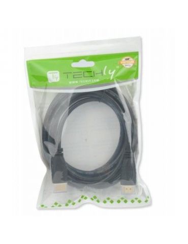Techly 025916 cablu HDMI 2 m HDMI Tip A (Standard) Negru