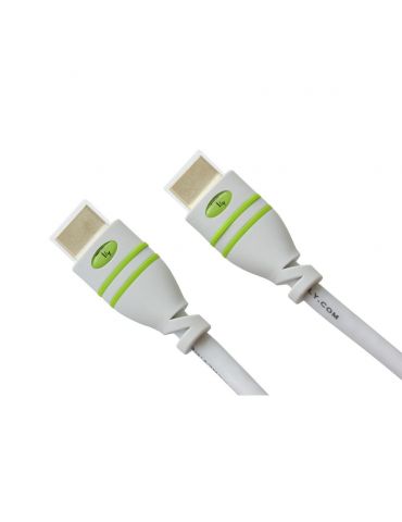 Techly 3.0m HDMI M M cablu HDMI 3 m HDMI Tip A (Standard) Alb
