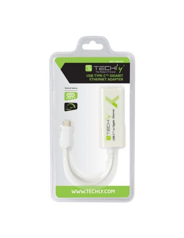 Techly IADAP USB31-ETGIGA card de rețea Ethernet 1000 Mbit s