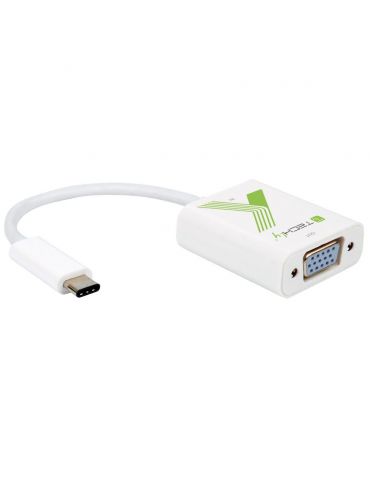 Techly IADAP USB31-VGA adaptor grafic USB Alb