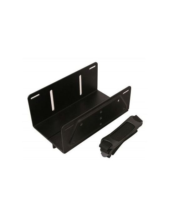 Techly 102239 suport pentru unitate centrală Suport unitate CPU montat pe birou Negru