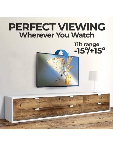 Techly ICA-LCD 201BK sistem montare TV 76,2 cm (30") Negru