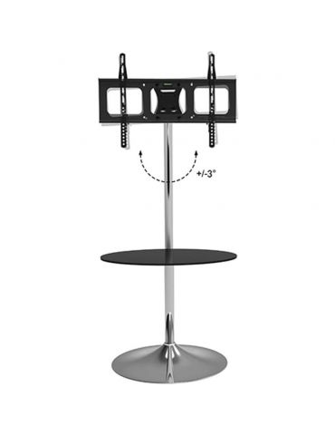 Techly ICA-TR13 sistem montare TV 177,8 cm (70") Negru, Argint