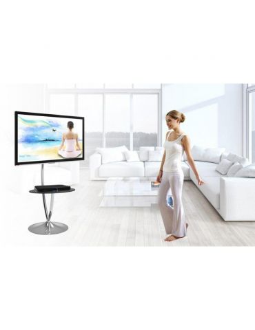 Techly ICA-TR13 sistem montare TV 177,8 cm (70") Negru, Argint