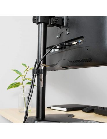 Techly ICA-LCD 2500 sistem montare monitor stand 68,6 cm (27") Negru Birou