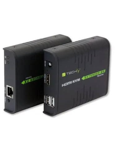 Techly IDATA HDMI-KVM2 extender KVM Transmițător și receptor - Tik.ro