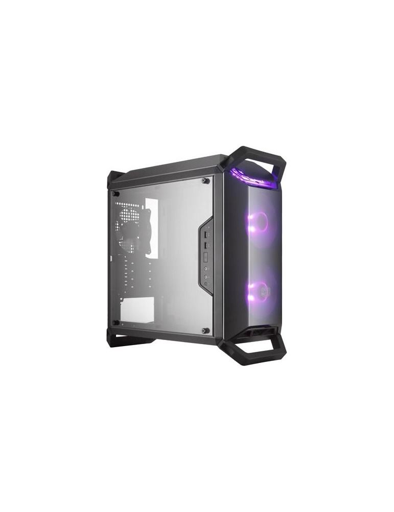 Carcasa cooler master mini tower matx masterbox q300p fara sursa plexiglas transparent 3 x fan usb 3.0 x 2 jack 3.5mm x 2 mesh a