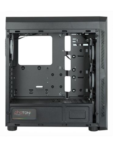 Carcasa chieftec middle tower atx scorpion 2 fara sursa sticla securizata 4 x fan usb 2.0 x 1 usb 3.0 x 2 jack 3.5mm x 2 mesh fa