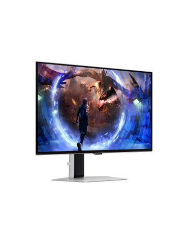 Samsung Odyssey G60SD monitoare LCD 68,6 cm (27") 2560 x 1440 Pixel Quad HD OLED Argint