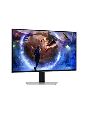 Samsung Odyssey G60SD monitoare LCD 68,6 cm (27") 2560 x 1440 Pixel Quad HD OLED Argint