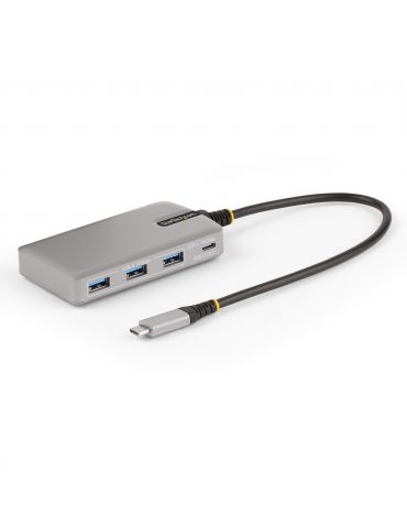 StarTech.com HB31C3A1CDPPD3 hub-uri de interfață USB 3.2 Gen 2 (3.1 Gen 2) Type-C 10000 Mbit s Argint - Tik.ro