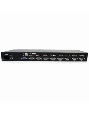 StarTech.com SV831DUSBAU switch-uri pentru tastatură, mouse și monitor (KVM) Raft pentru montat echipamente Negru