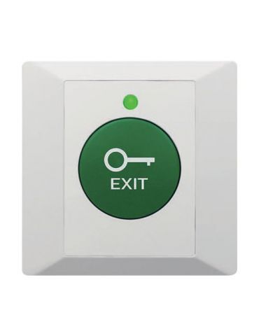 Buton de iesire din plastic profil ingust led buzz