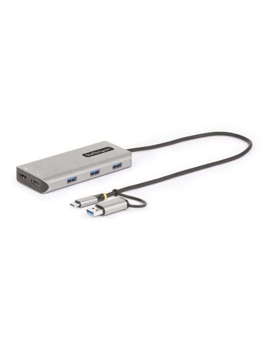 StarTech.com 167B-USBC-MULTIPORT stații de andocare și replicatoare de porturi pentru calculatoare portabile Prin cablu USB 3.2