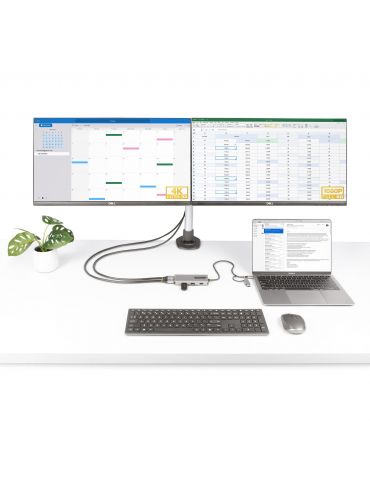 StarTech.com 167B-USBC-MULTIPORT stații de andocare și replicatoare de porturi pentru calculatoare portabile Prin cablu USB 3.2