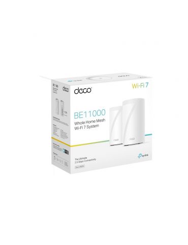 TP-Link Deco BE65 Tri-band (2.4 GHz   5 GHz   6 GHz) Wi-Fi 7 (802.11be) Alb 4 Intern