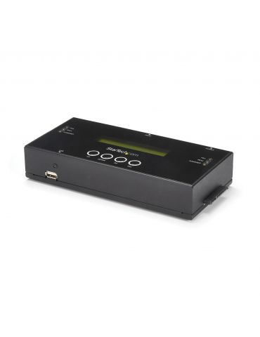 StarTech.com SATSASDUPE11 dispozitive de copiere a discurilor optice Dispozitiv de copiere HDD 2 copii Negru - Tik.ro